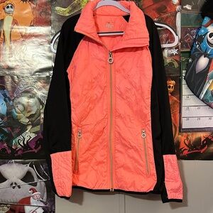 Calvin Klein Performance Coral and Black Jacket